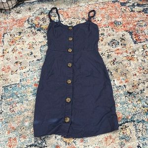 navy blue Abercrombie sundress